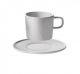 ALESSI Platebowlcup set 4 coffee cups with plate AJM28