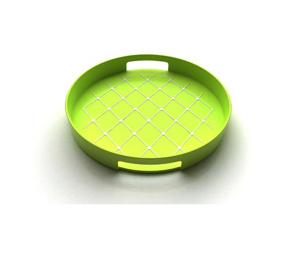 ZAK green round tray cm 30