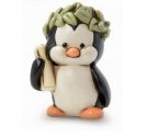 Laurea: Pinguino con Corona d'alloro Egan