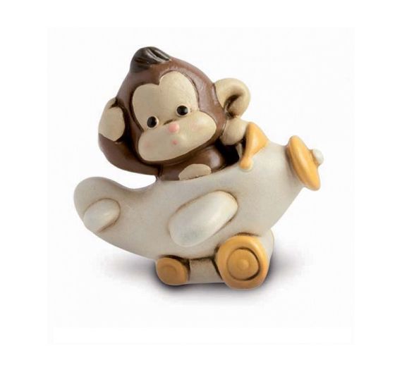 Scimmia su aereo bianco Egan