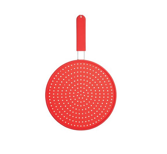 KitchenCraft Colourworks Paraschizzi silicone rosso