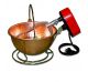 Copper pot d. 26 with electric motor for polenta