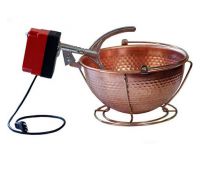 Copper pot d. 30 with electric motor for polenta