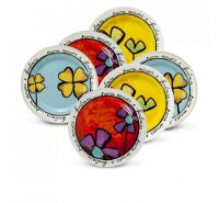 Plates set 6 seats Pane Amore and Fantasia Egan