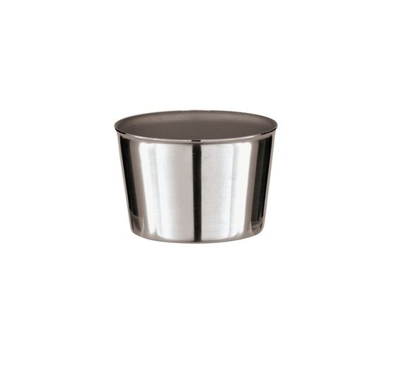 Paderno creme caramel stainless steel cup art. 41660-10