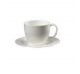 Service 6 cups tea c / white Waves plate Richard Ginori