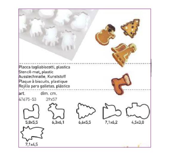 Paderno Plastic plate for shortcrust pastry