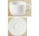 Richard Ginori 6 tea cups c / flat Infinito white