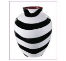Richard Ginori oval jar Stripes