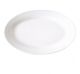 Bitossi oval tray Federica white