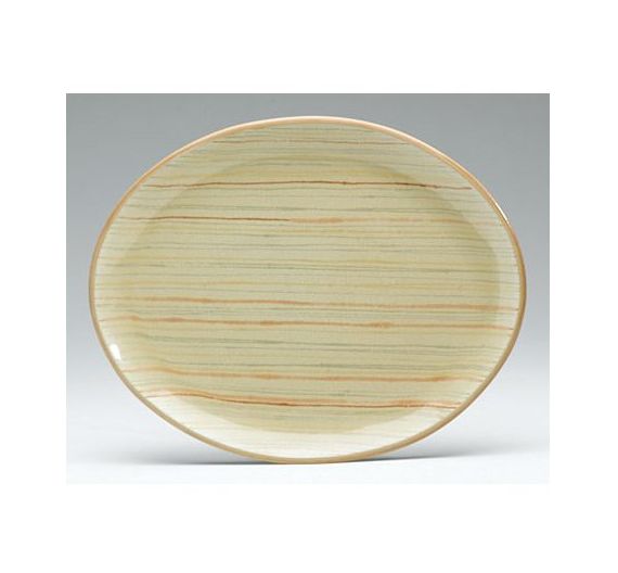 DENBY Caramel STRIPES large oval dish art.15311