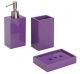 Cierre set 3 accessori bagno Drop