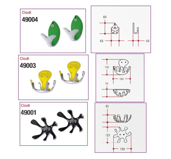 LineaBeta Ciodi colored clothes hangers