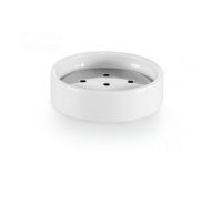 LineaBeta Saon round soap holder ceramic support