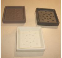Marmores Quadra Mat porta sapone ceramica appoggio
