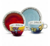 Pane Amore and Fantasia Egan set 2 cappuccino cups