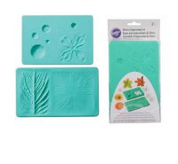 Decora set 2 venatori foglia silicone Wilton