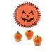 Decora 100 mini pirottini zucca sorridente Halloween