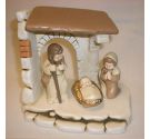 Egan Small hut with Holy Family for Nativity