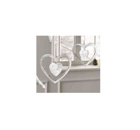 L'Oca Nera Ricami D'Incanto Cuore da appendere