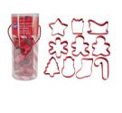Decora set 10 taglia pasta Rossi Natale