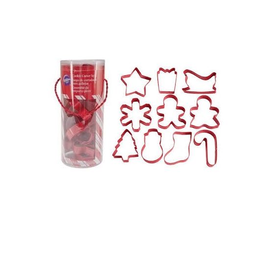 Decora set 10 taglia pasta Rossi Natale