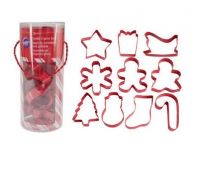 Decora set 10 taglia pasta Rossi Natale