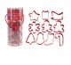 Decora set 10 taglia pasta Rossi Natale