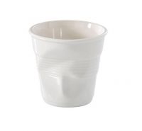Revol Froisses tazza cappuccino bianca