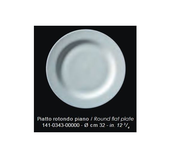 Richard Ginori round dish cm 32 cm Antares white