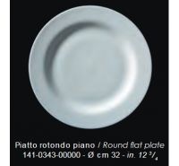 Richard Ginori piatto tondo cm 32 cm Antares bianco 