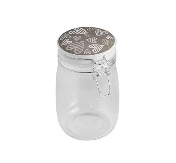 Brandani tisaniera Fiore vetro inox 350 ml
