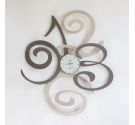 Arti e Mestieri orologio da parete Filomena nocciola