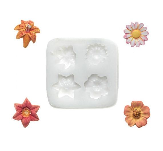 Silikomart silicone mold Flowers SLK 140