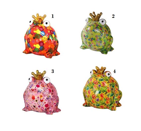 Pomme Pidou salvadanaio rana Big Freddy XL