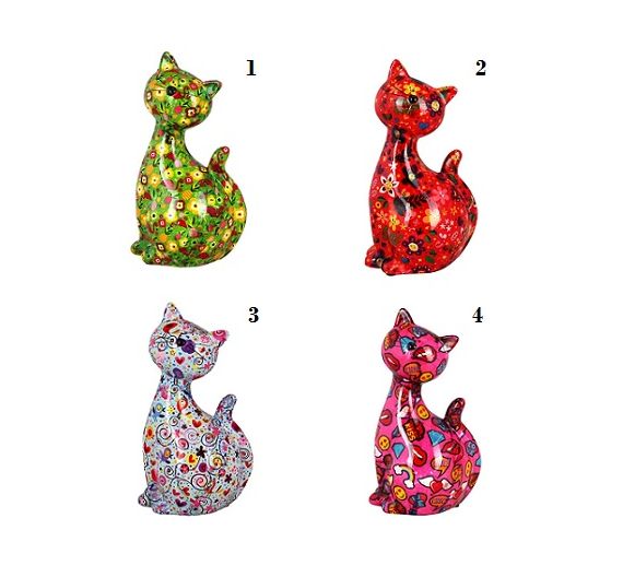 Pomme Pidou cat piggy bank Big Caramel XL