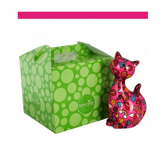 Pomme Pidou cat piggy bank Big Caramel XL