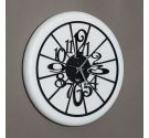 Arti e Mestieri orologio da parete Nudo piccolo nero