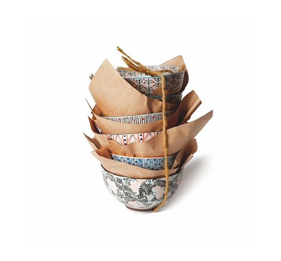 SET 6 COPPETTE IN CERAMICA