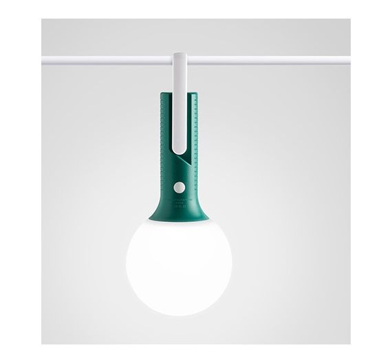 Lexon Bolla green lamp