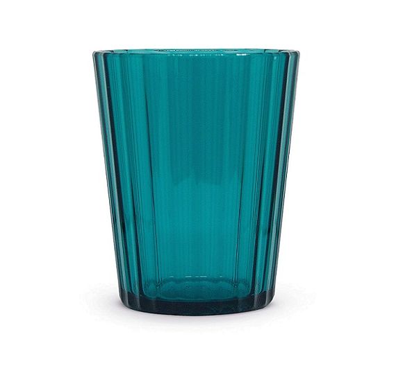 WD set of 2 colored acrylic glasses