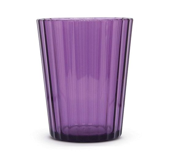 WD set of 2 colored acrylic glasses