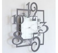 Arti e Mestieri wall clock Amos slate