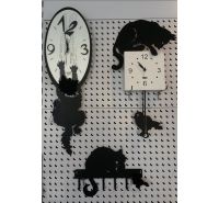 Arti e Mestieri Black Romeo Cat key ring