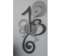 Arti e Mestieri orologio da parete Truciolo nocciola