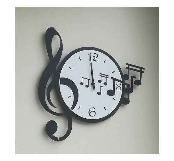 Arti e Mestieri orologio da parete Note musicali