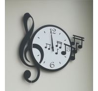 Arti e Mestieri orologio da parete Note musicali