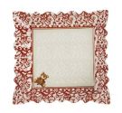 Brandani square plate Abbracci teddy bear