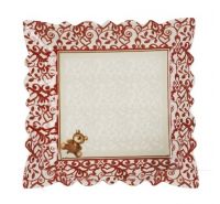 Brandani square plate Abbracci teddy bear