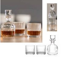 Brandani bottiglia e bicchieri Fusion